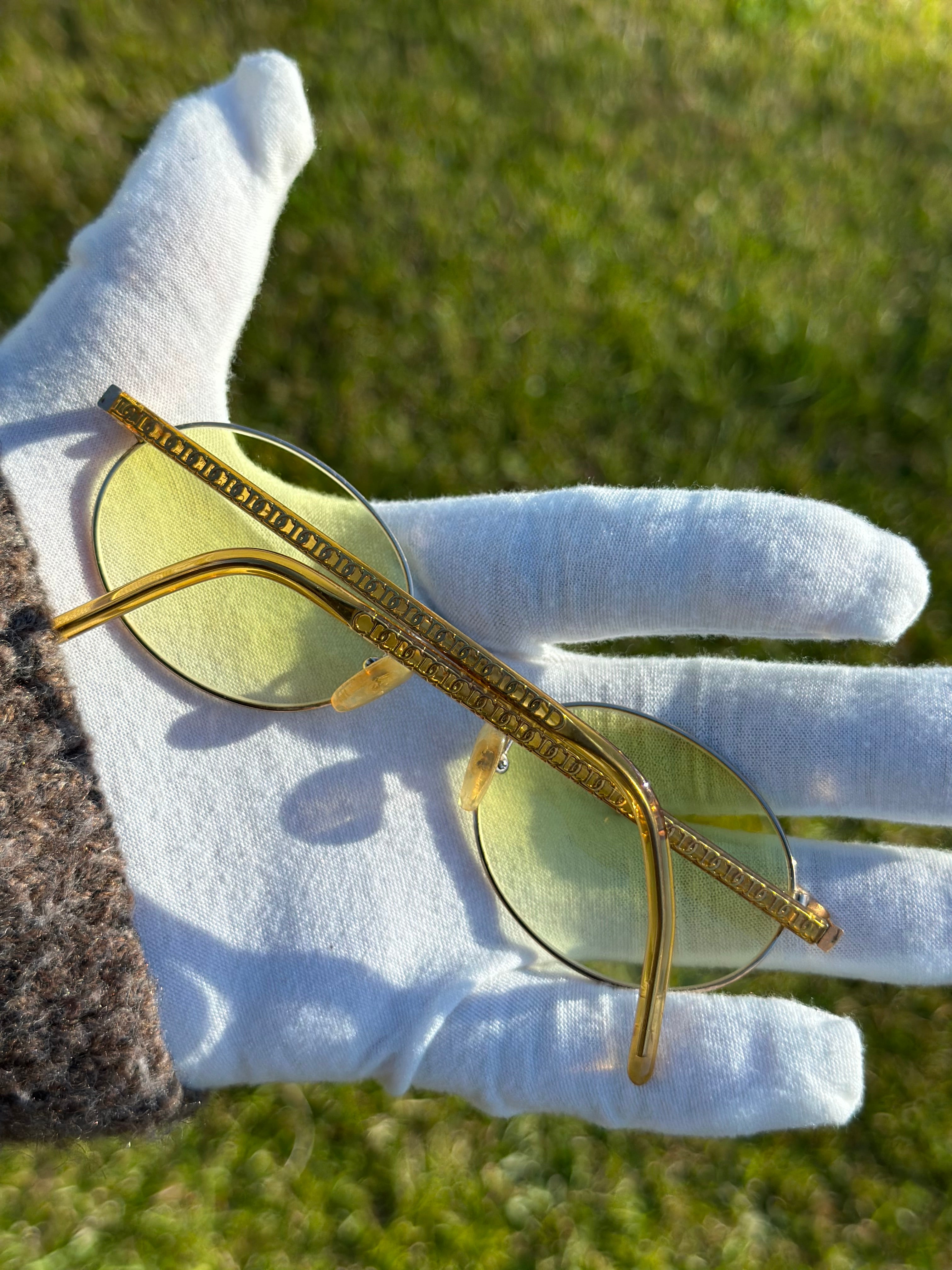 Christian DIor (solid yellow lenses)