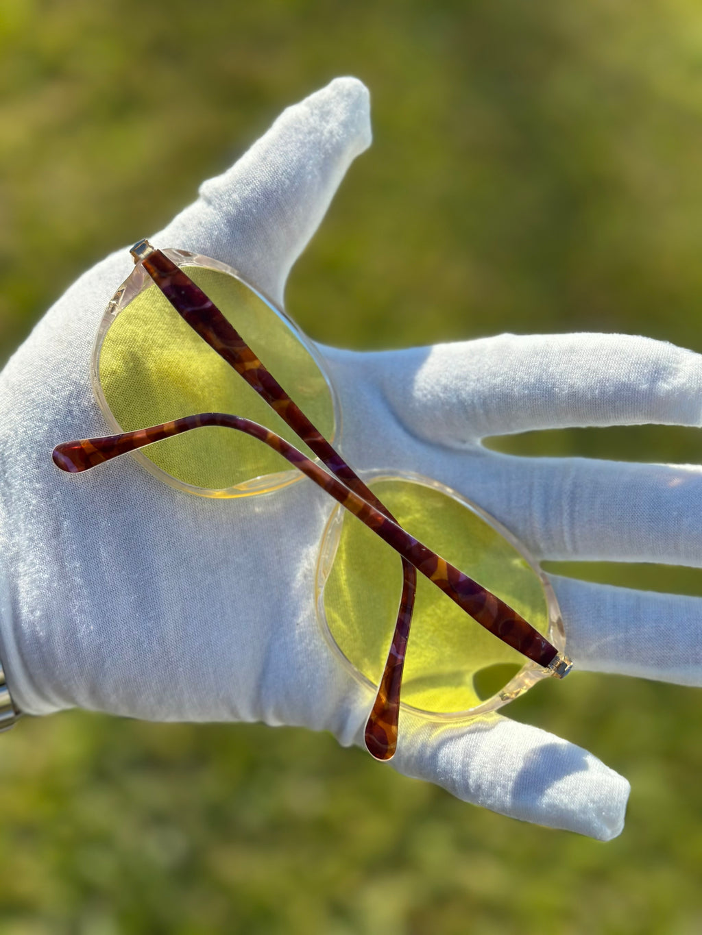 Givenchy (custom yellow lenses)