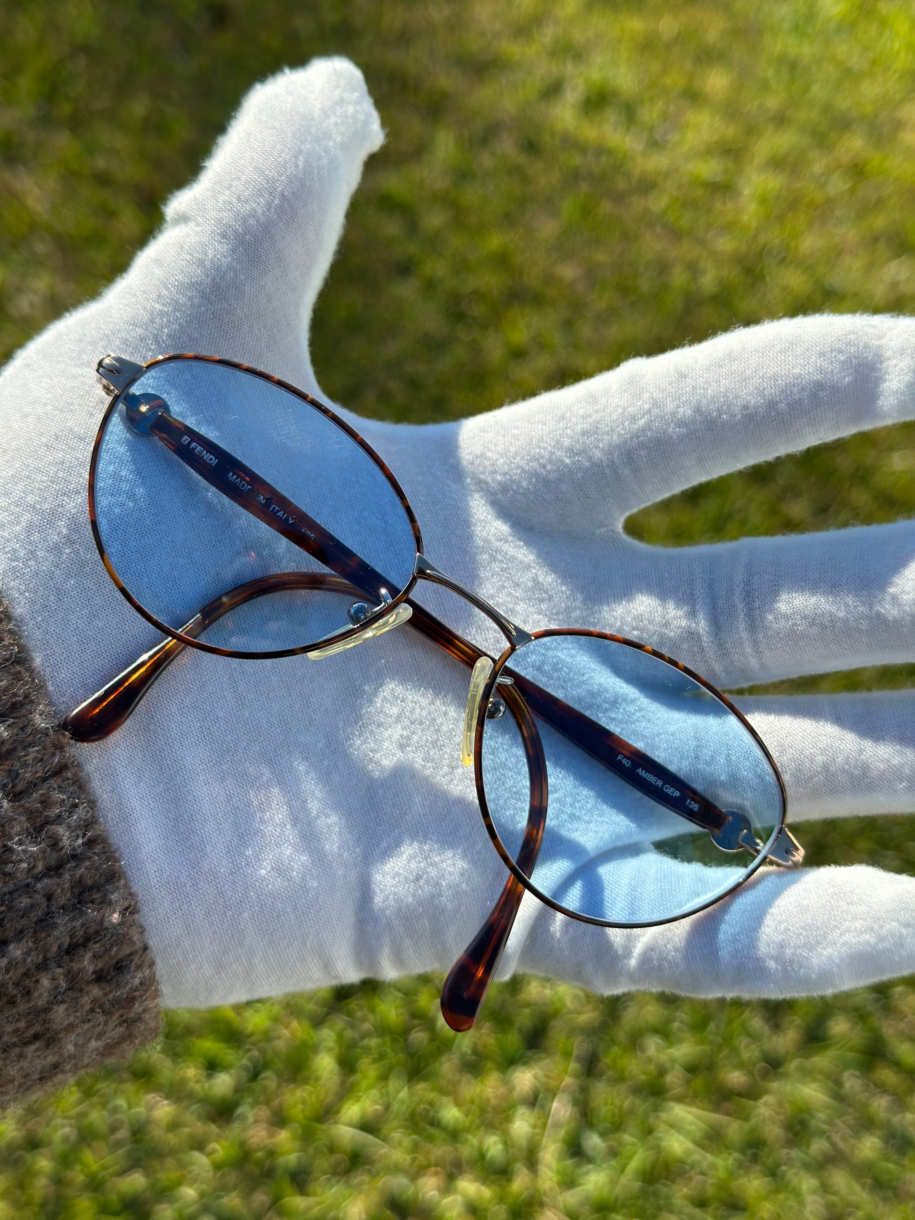 Fendi (sky blue lenses)
