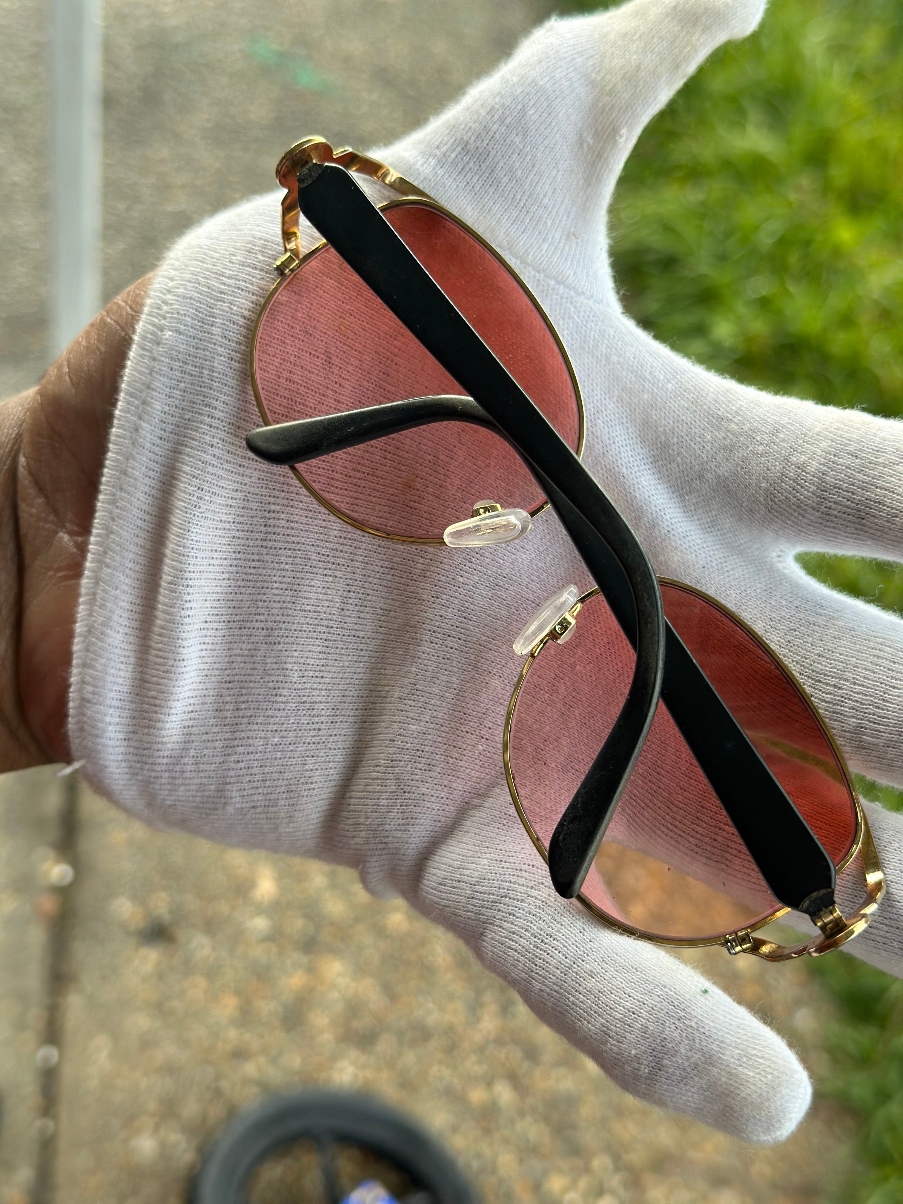 Saint Laurent (gradient red lenses) used vintage frame