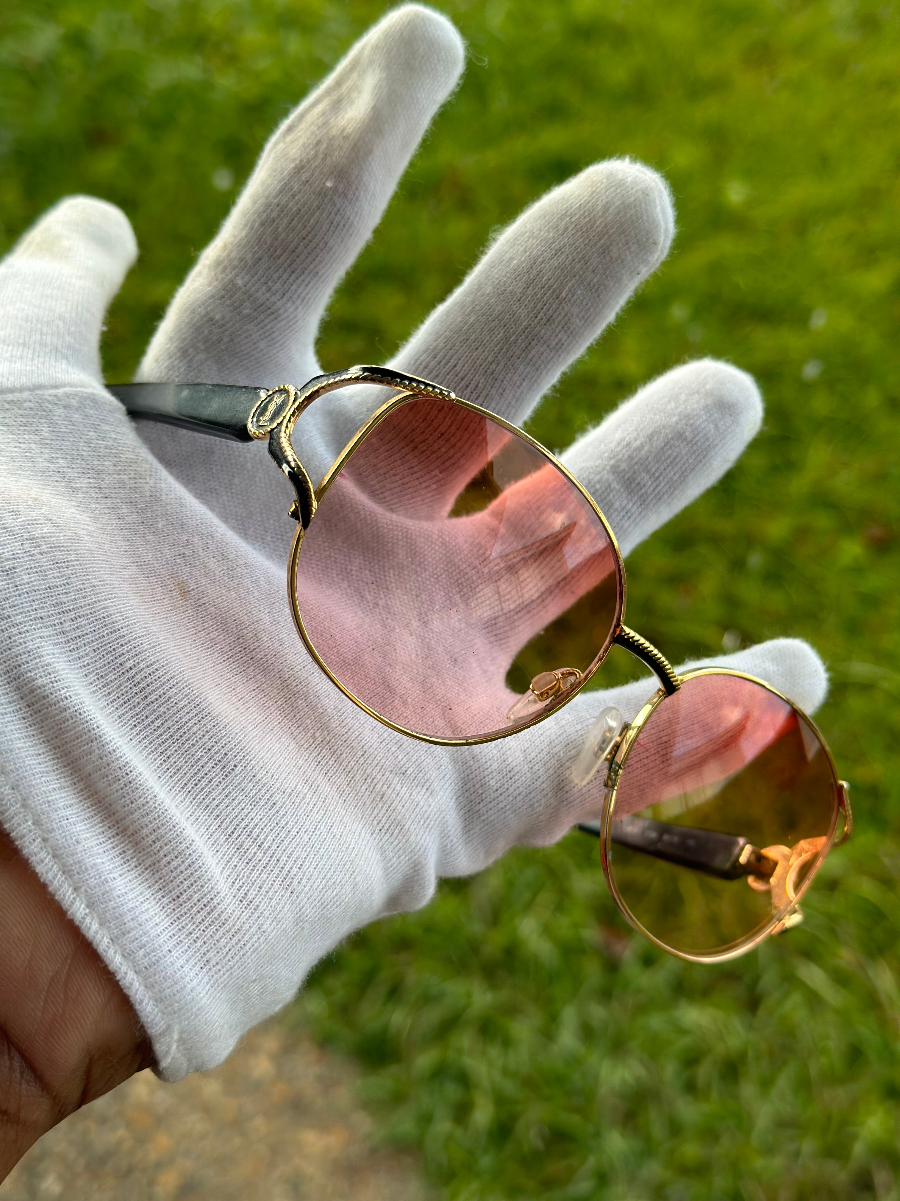 Saint Laurent (gradient red lenses) used vintage frame