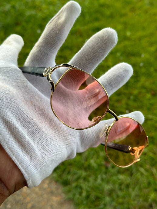 Saint Laurent (gradient red lenses) used vintage frame